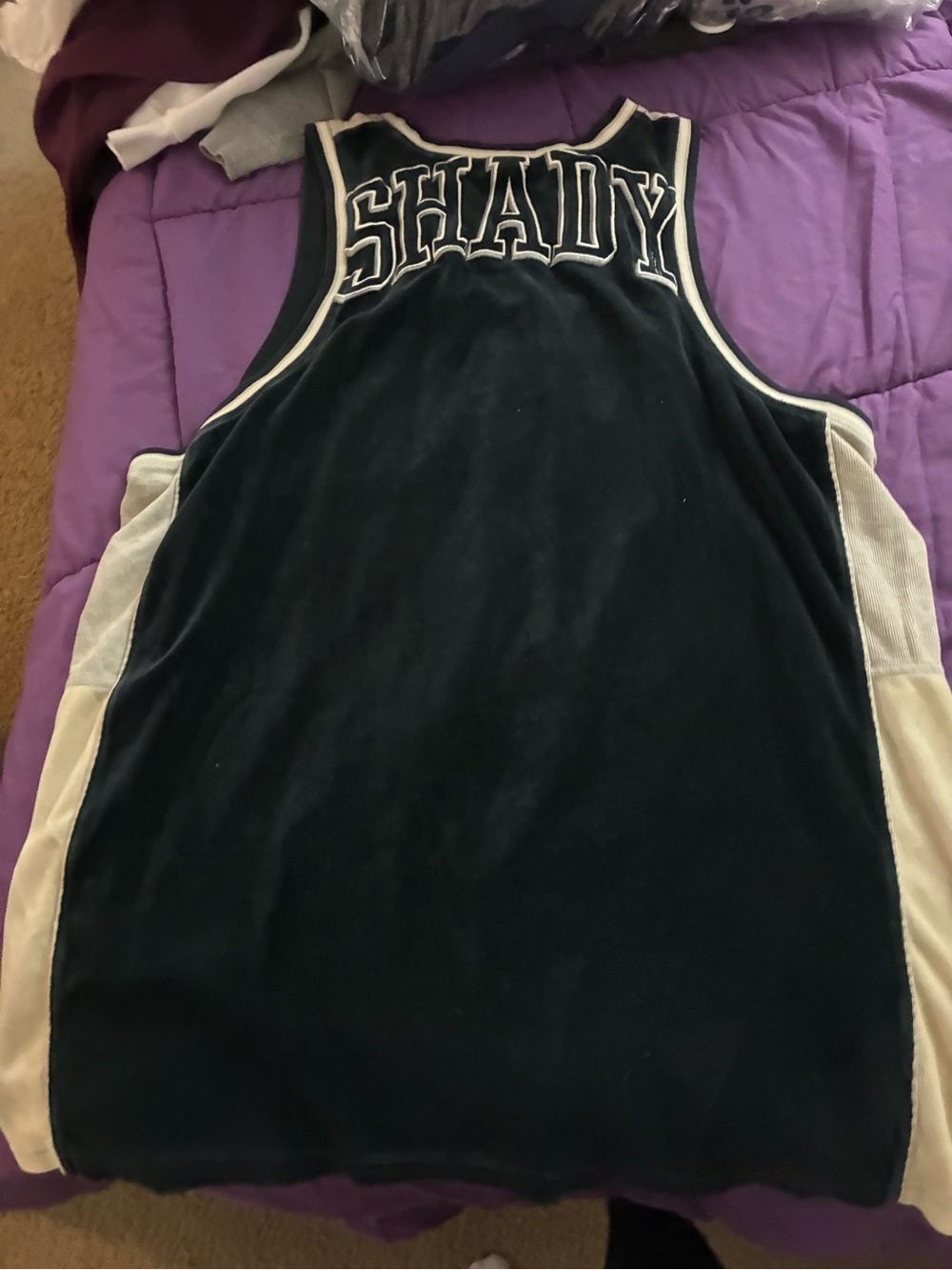 Shady Black Velvet Tank Dress